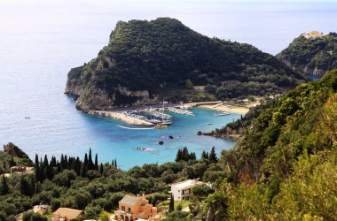 Paleokastritsa harbour clipart