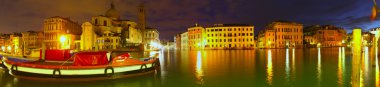 Dawn breaking on the Grand Canal clipart