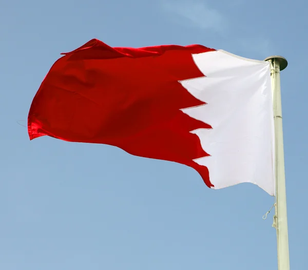 Государственный флаг Бахрейна — стоковое фото