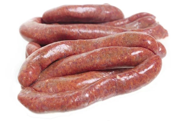 Beef sausages — Stock Photo, Image