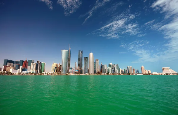 Skyline di Doha — Foto Stock