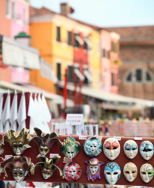 Máscaras de carnaval venecianas — Foto de Stock