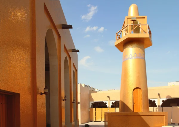 金色清真寺卡塔尔 — 图库照片