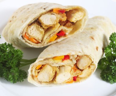 Chicken fajitas clipart