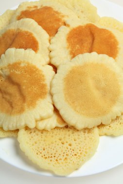 Traditional Ramadan pancakes clipart