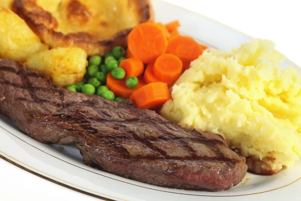 Steak vacsora Vértes — Stock Fotó