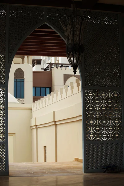 카타르의 아라비아 건축 — 스톡 사진