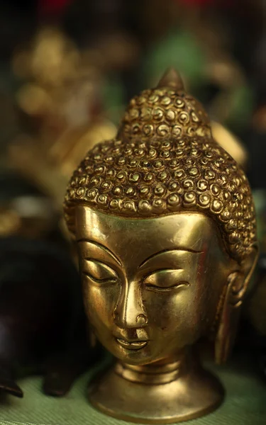 stock image Brass Buddha head