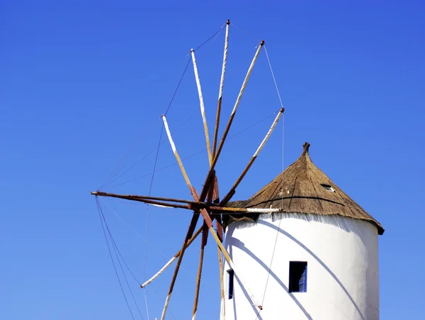 stock image Santorini windmill