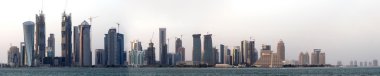 Doha panorama clipart