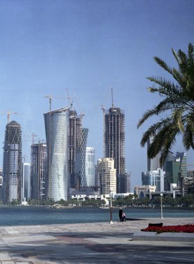 Development in Qatar 2009 clipart