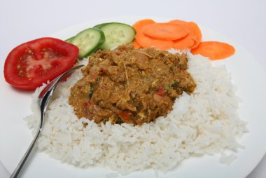 Mutton mughlai curry clipart