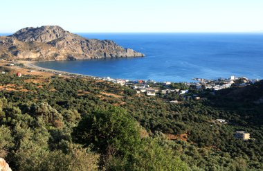 Plakias Bay, southern Crete clipart