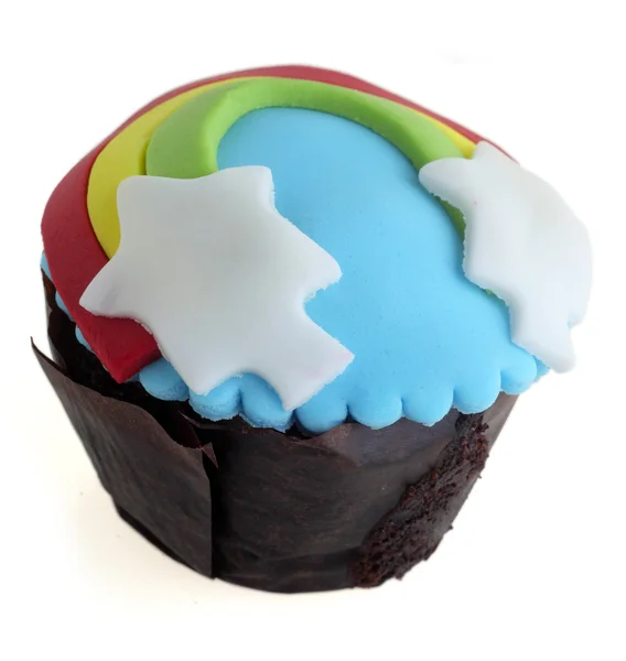 分離の装飾カップ ケーキ — ストック写真