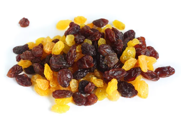 Mixed black and white raisins — Stock Photo, Image