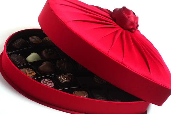 stock image Luxury box of chocolates