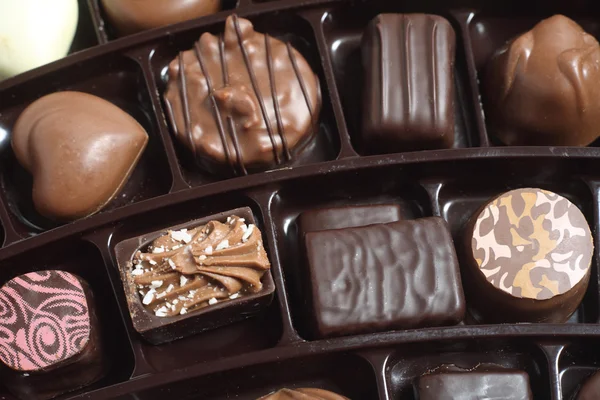 Chocolates seen from above — Stock Photo, Image