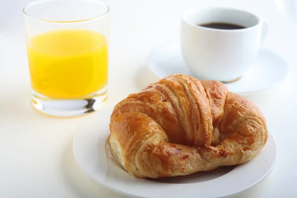 수평 유럽식 아침 식사 — 스톡 사진