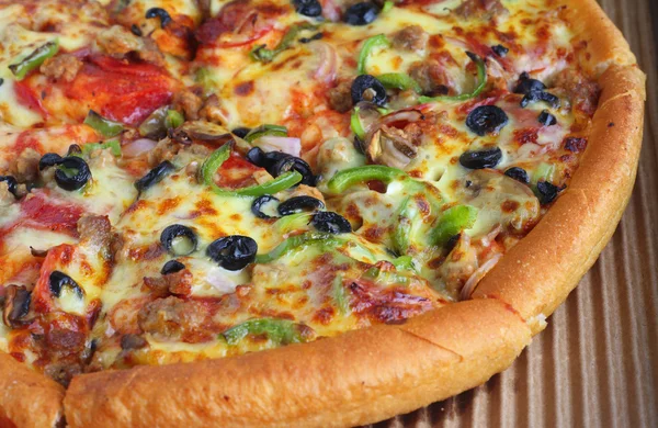 Ćwierć pizzy — Zdjęcie stockowe