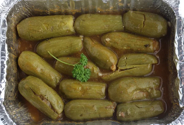 Fyllda zucchini eller zuccini — Stockfoto