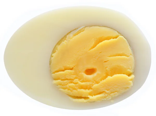 Half a hard-boiled egg — Stock Photo, Image
