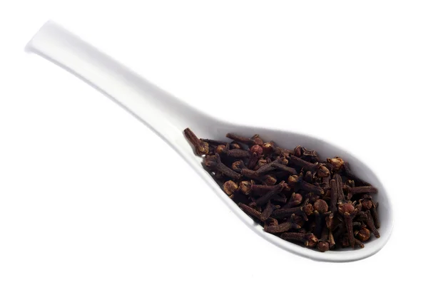A spoonful of cloves — Stock Photo, Image