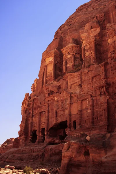 Tomba corinzia a Petra — Foto Stock