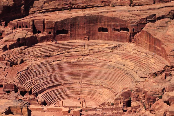 Roman amphitheatre at Petra — Stock Photo, Image