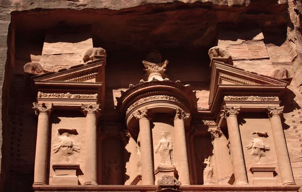 Detail from Petra's Treasury — Stock Photo, Image