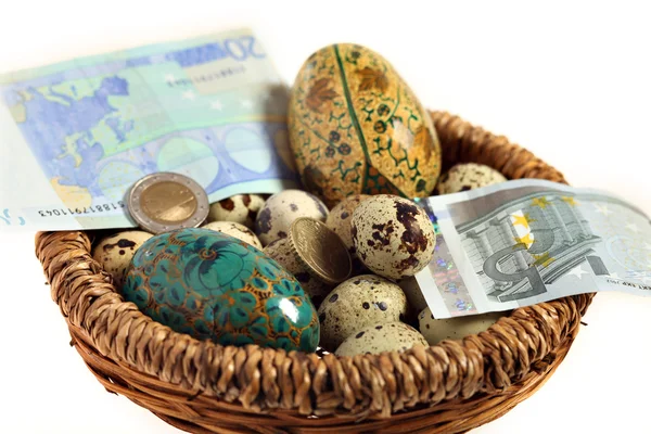 Euro nest egg — Stock Photo, Image