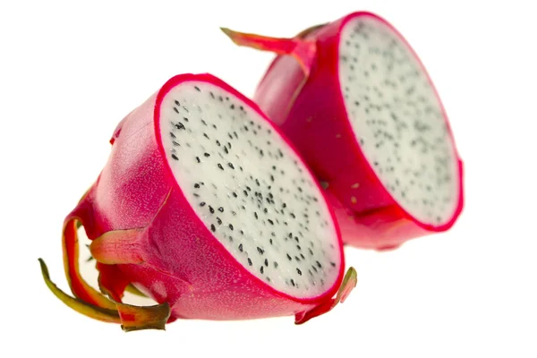 Dragon fruit sliced in two — Stock Photo, Image