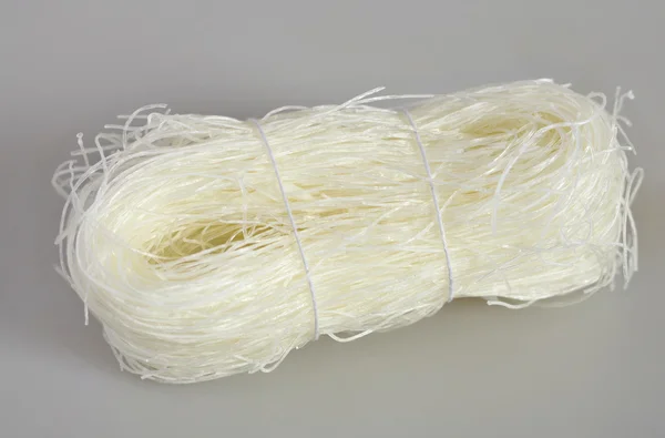 stock image A bundle of uncooked Chinese cellophane noodles or glass noodles