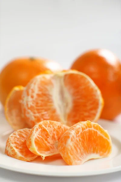 Segmenti di mandarino — Foto Stock
