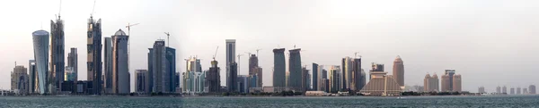 stock image Doha panorama