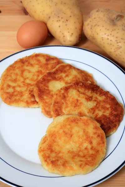 Potato pancakes vertical — Stock Photo, Image