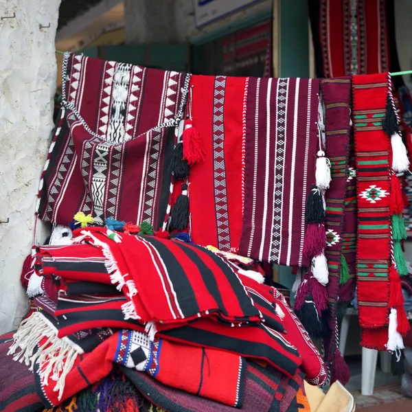Арабский текстиль в продаже — стоковое фото
