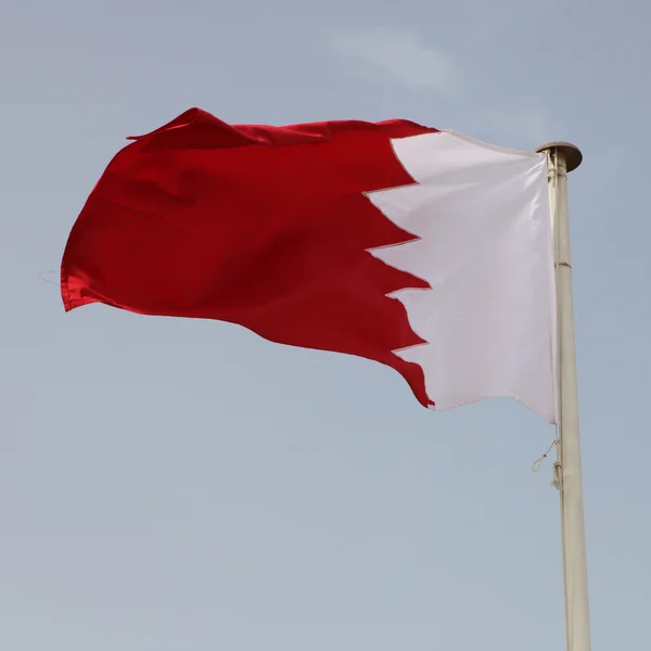 Bandeira do bahrein — Fotografia de Stock