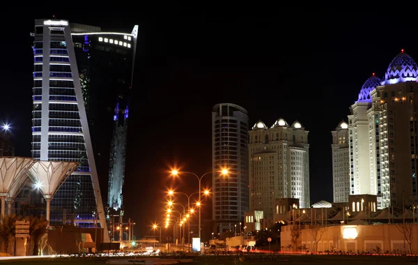 Готелі West Bay area Doha — стокове фото