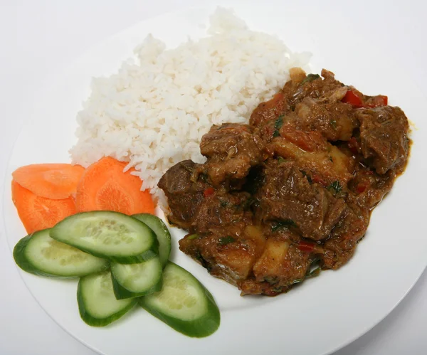 Mutton vindaloo curry — Stock Photo, Image