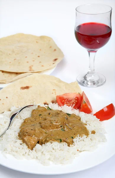 Chicken Korma Curry — Stockfoto