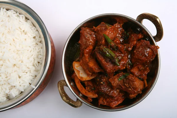 Carne de vită ardei iute curry servire bol — Fotografie, imagine de stoc