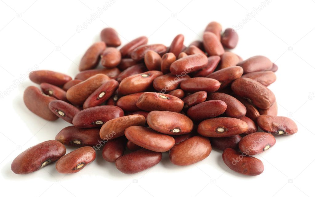 Kidney beans macro side view