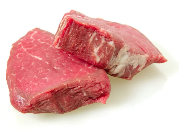 Filet mignon steaks met lichte schaduw — Stockfoto