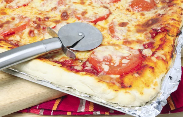 Pizza koła — Zdjęcie stockowe