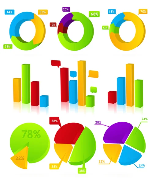 stock vector Charts Illustration