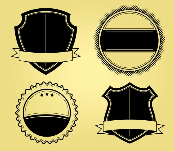 Stock vector Shields Illustrations