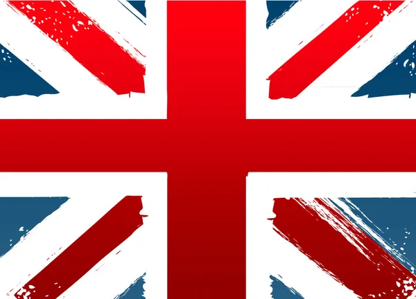 Bandera Grunge Inglaterra — Archivo Imágenes Vectoriales