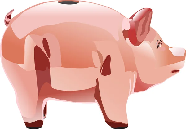 Schweinemünzbank — Stockvektor