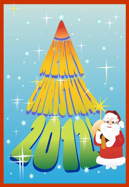 Χριστουγεννιάτικη κάρτα 2012 — Διανυσματικό Αρχείο