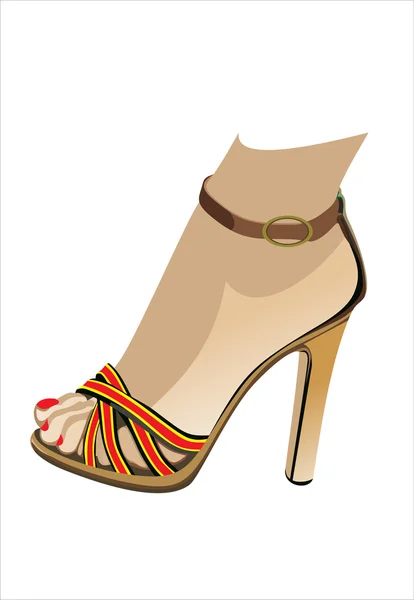Moda ayakkabılar. vektör — Stok Vektör